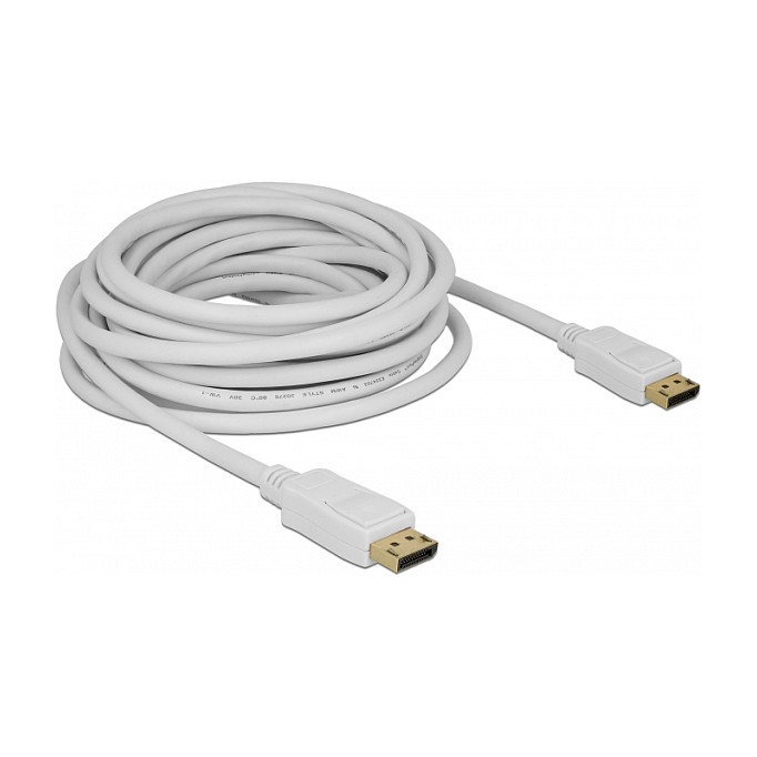 DeLOCK Cable DisplayPort 1.2 4K 60 Hz 7 m Blanco