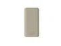 Xtorm XG2202 Power Bank Batería Externa 20000 mAh con Carga Rápida 15W, 2 Puertos (USB-A y USB-C), Color Beige, Para Smartphones, Auriculares