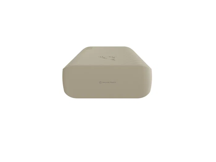 Xtorm XG2202 Power Bank Batería Externa 20000 mAh con Carga Rápida 15W, 2 Puertos (USB-A y USB-C), Color Beige, Para Smartphones, Auriculares