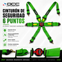 Occ Motorsport Arnés de 6 Puntos 3 Pulgadas Verde FIA New
