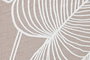 DKD Home Decor Cuadro Lienzo Hojas 3D Set de 2 unidades Beige y Blanco