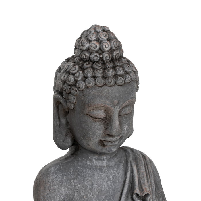 Escultura Buda Fibra de Magnesio 19 X 15 X 58 cm Escultura Buda Fibra de Magnesio 19 X 15 X 58 cm
