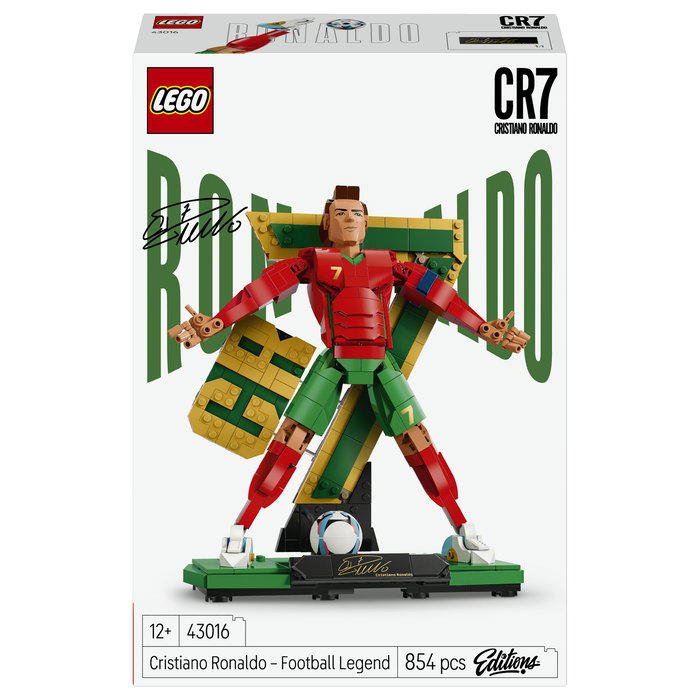 LEGO Editions Cristiano Ronaldo: Leyenda del Fútbol 43016