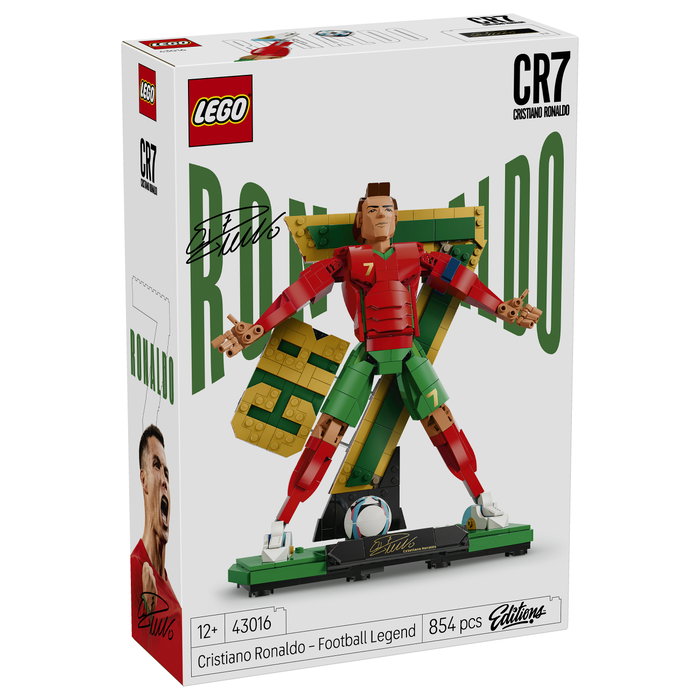 LEGO Editions Cristiano Ronaldo: Leyenda del Fútbol 43016