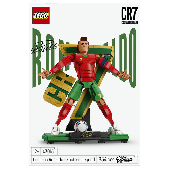 LEGO Editions Cristiano Ronaldo: Leyenda del Fútbol 43016