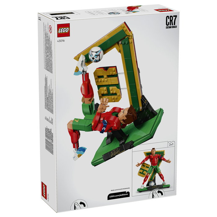 LEGO Editions Cristiano Ronaldo: Leyenda del Fútbol 43016