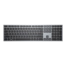 Dell KB700 Teclado Inalámbrico QWERTY Español, Conexión Bluetooth 5.0 y Receptor USB 2.4 GHz, Incluye Servicio Next Business Day Exchange de 3 Años, Color Gris
