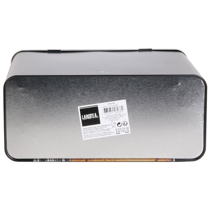 Cook Concept Bote Metal para Biscotes, Bizcochos y Galletas, Medidas 23.2x10x18 cm