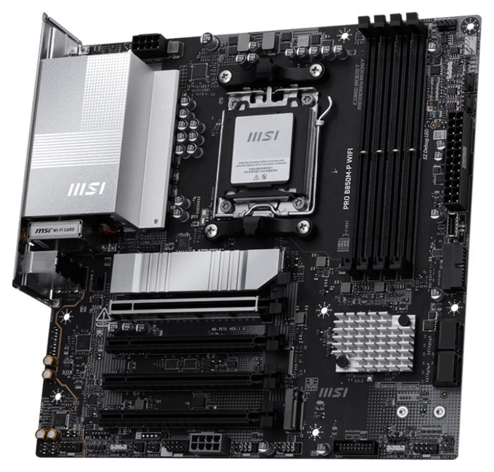 MSI PRO B850M-P WIFI Micro ATX AMD B850 DDR5 MSI PRO B850M-P WIFI Micro ATX AMD B850 DDR5