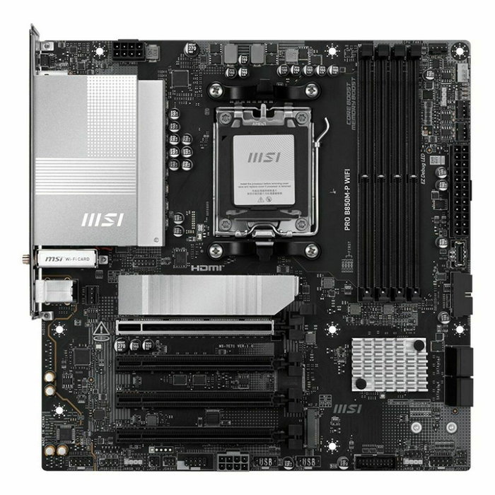 MSI PRO B850M-P WIFI Micro ATX AMD B850 DDR5 MSI PRO B850M-P WIFI Micro ATX AMD B850 DDR5