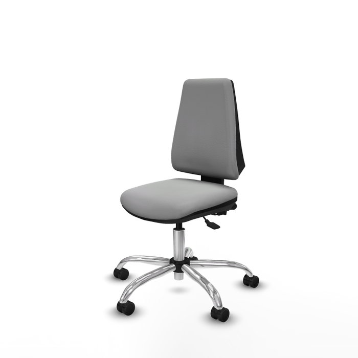 PIQUERAS Y CRESPO Silla de oficina Elche Gris claro sin brazos PIQUERAS Y CRESPO Silla de oficina Elche Gris claro sin brazos