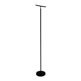 Cristalrecord Lámpara de pie LED Dencel, 24W, 3CCT Dimmable, 2200 LM, Temporizador, Mando a Distancia, Negro, 25x175 cm