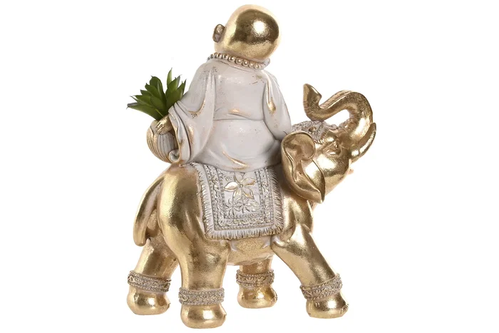 DKD Home Decor Planta Resina Monje Surtido de 2 unidades