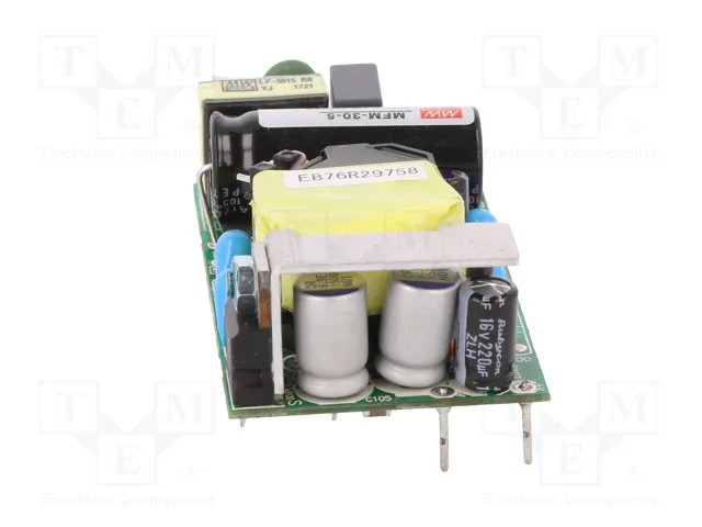 MEAN WELL MFM-30-5 Convertidor AC/DC 30W 5V 6A MEAN WELL MFM-30-5 Convertidor AC/DC 30W 5V 6A