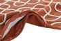 DKD Home Decor Funda Cojín Algodón Terracota 60x40x1 cm