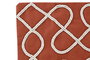 DKD Home Decor Funda Cojín Algodón Terracota 60x40x1 cm