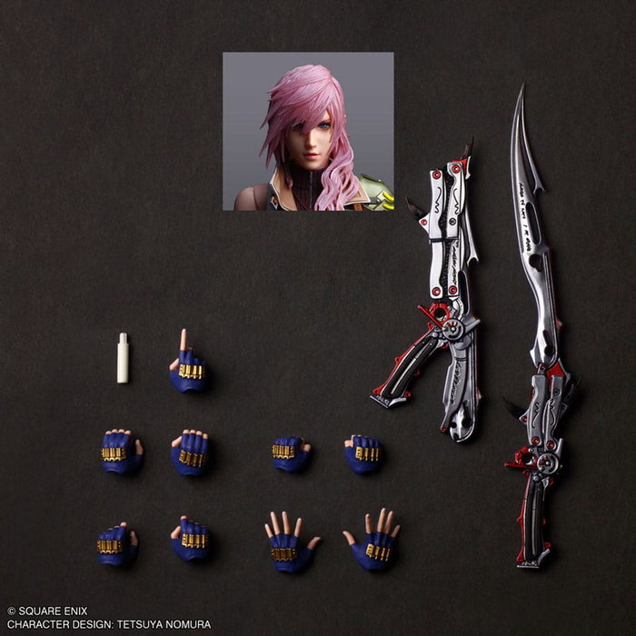Square-Enix Final Fantasy XIII Play Arts Shin Lightning 26 cm