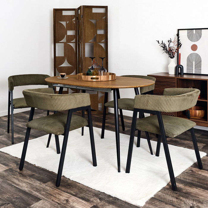 Home Deco Factory Silla Diseño Scott Verde Cocooning