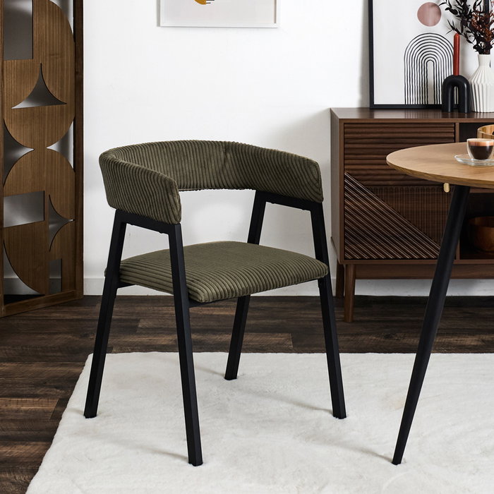 Home Deco Factory Silla Diseño Scott Verde Cocooning