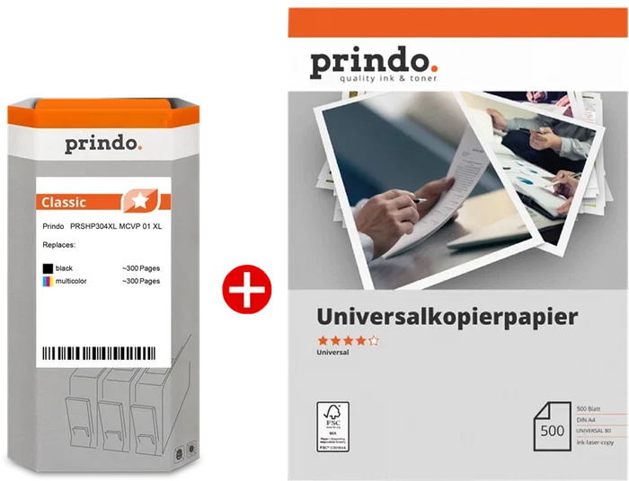 Prindo Value Pack Classic XL Negro, varios colores y Blanco