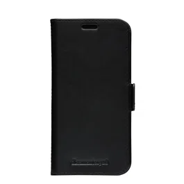 Dbramante1928 Copenhagen Slim Funda Cartera con Tapa, Cuero de Grano Entero Negro, para Apple iPhone 12 / 12 Pro, 15.5 cm (6.1"), Soporte y Bolsillos