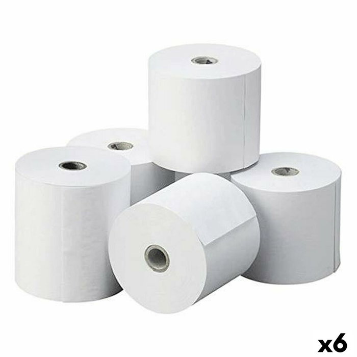 Rollo de papel térmico para impresora de tickets 80x80 mm