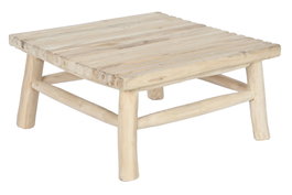 DKD Home Decor Mesa de Centro de Teca 80x80x40 Natural