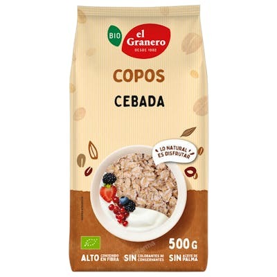 EL GRANERO Copos de Cebada Bio 500 g EL GRANERO Copos de Cebada Bio 500 g