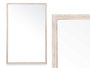 Giftdecor Espejo Pared Marco Madera Natural 80 x 120 cm