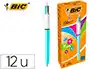 Bic Bolígrafo 4 Colores Pastel Edición Limitada Retráctil Punta Media 1 mm Bic Bolígrafo 4 Colores Pastel Edición Limitada Retráctil Punta Media 1 mm