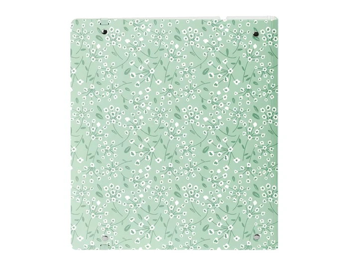 Safta Carpeblock PP Foam Carpeta de Anillas con Recambio Floral Verde Claro Safta Carpeblock PP Foam Carpeta de Anillas con Recambio Floral Verde Claro