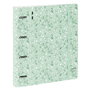 Safta Carpeblock PP Foam Carpeta de Anillas con Recambio Floral Verde Claro
