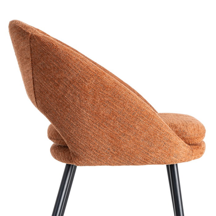 Silla Calabaza Tejido-Metal Contract 58 X 60 X 80 cm (Set de 2)