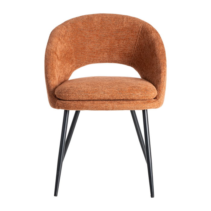 Silla Calabaza Tejido-Metal Contract 58 X 60 X 80 cm (Set de 2)
