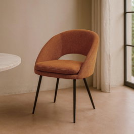 Silla Calabaza Tejido-Metal Contract 58 X 60 X 80 cm (Set de 2)
