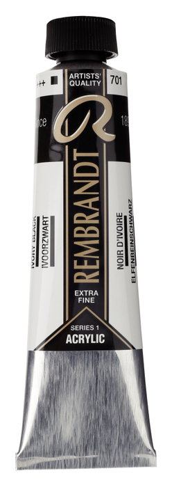 Rembrandt Negro Marfil 701 Acrílico Tubo 40 ml Rembrandt Negro Marfil 701 Acrílico Tubo 40 ml