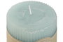 DKD Home Decor Vela de Cera de Parafina Turquesa 220 g