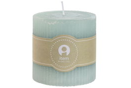 DKD Home Decor Vela de Cera de Parafina Turquesa 220 g