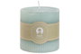 DKD Home Decor Vela de Cera de Parafina Turquesa 220 g