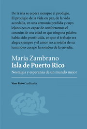 Isla de Puerto Rico, María Zambrano - VASO ROTO
