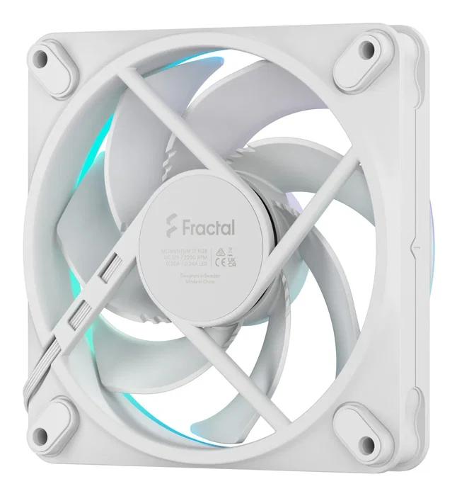 Fractal Design Momentum 12 RGB Blanco