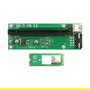 DeLOCK Adaptador Tarjeta Riser M.2 Key B+M a PCI Express x16 con Cable USB 30 cm, Interno, Color Verde - Ref. 41428