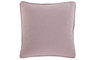DKD Home Decor Cojín Algodón Poliéster Rosa Palo con Botones Coco