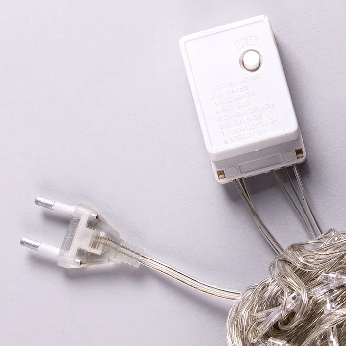 HO Guirnalda LED Interior 6M RGB con 8 Modos, Modelo HO-XMAS-008-IP20-6M-RGB, para Decoración del Hogar