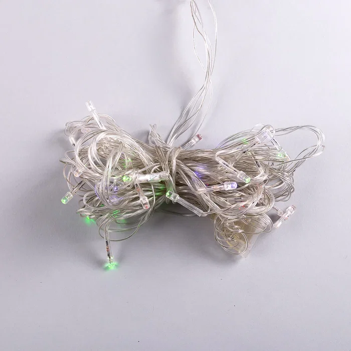 HO Guirnalda LED Interior 6M RGB con 8 Modos, Modelo HO-XMAS-008-IP20-6M-RGB, para Decoración del Hogar