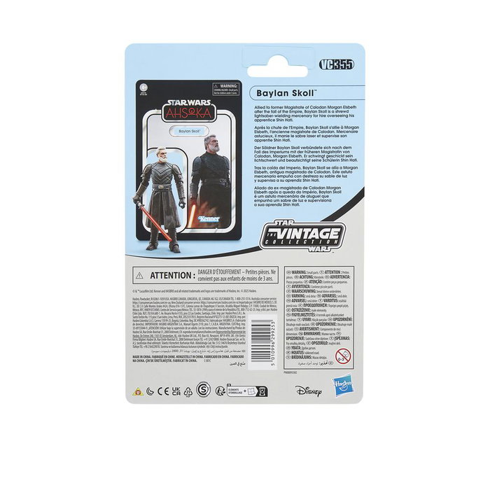 Hasbro Star Wars The Vintage Collection - Figura de Acción Baylan Skoll de Star Wars: Ahsoka, 9.5 cm