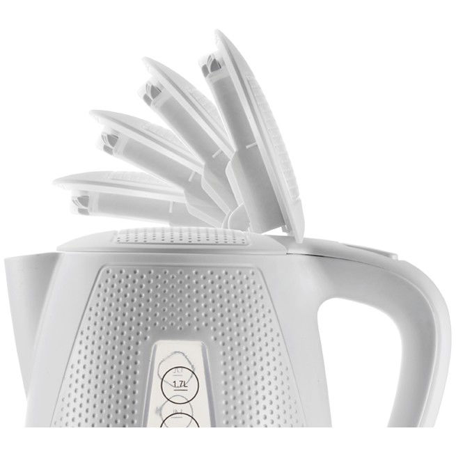 UNOLD 18550 Plancha de Vapor sin Cable, 1850 W, 1.7 L, Color Blanco, con Filtro Antical y Base Giratoria 360 Grados, Indicador Nivel de Agua