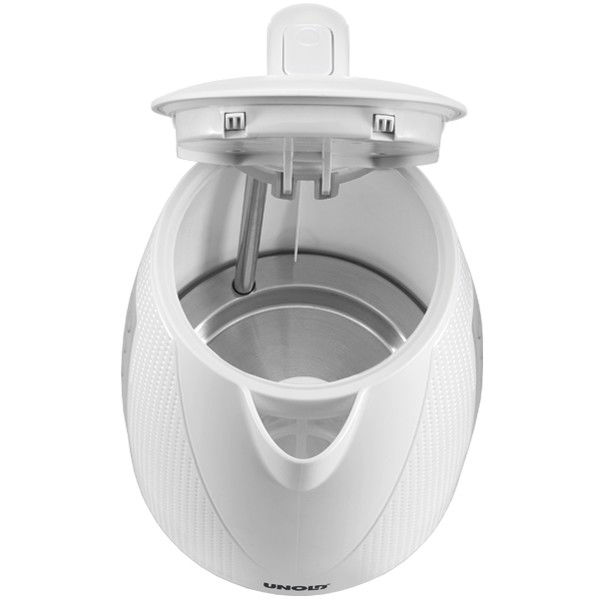 UNOLD 18550 Plancha de Vapor sin Cable, 1850 W, 1.7 L, Color Blanco, con Filtro Antical y Base Giratoria 360 Grados, Indicador Nivel de Agua