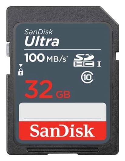 SanDisk Ultra 32GB SDHC Tarjeta de Memoria UHS-I Clase 10 SanDisk Ultra 32GB SDHC Tarjeta de Memoria UHS-I Clase 10
