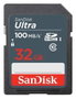 SanDisk Ultra 32GB SDHC Tarjeta de Memoria UHS-I Clase 10